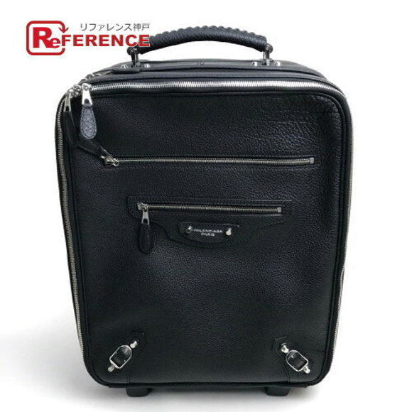 Balenciaga TROLLEY Bag Carry Leather Black - Picture 1 of 9
